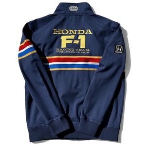 Vintage Culture Patrick Calello‎ 1986 Honda Racing Team F1 Jacket Navy Large NWT